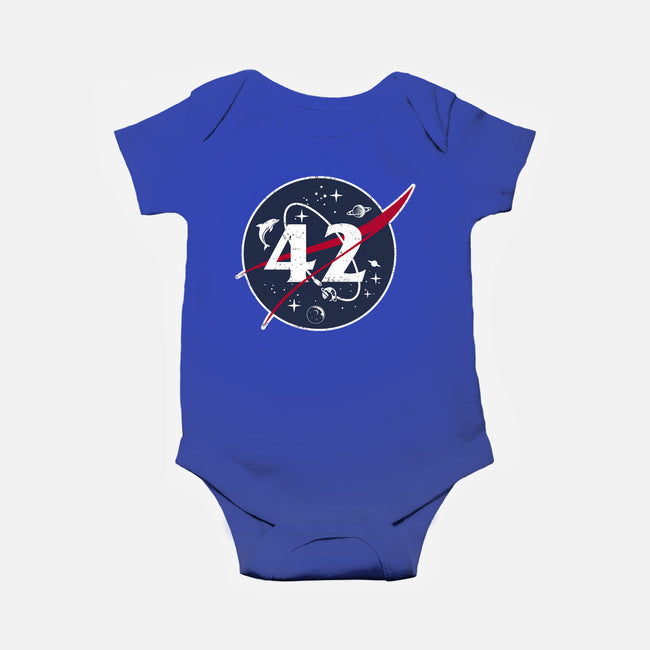 42 Life Universe Everything-Baby-Basic-Onesie-SuperEdu