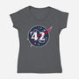 42 Life Universe Everything-Womens-V-Neck-Tee-SuperEdu