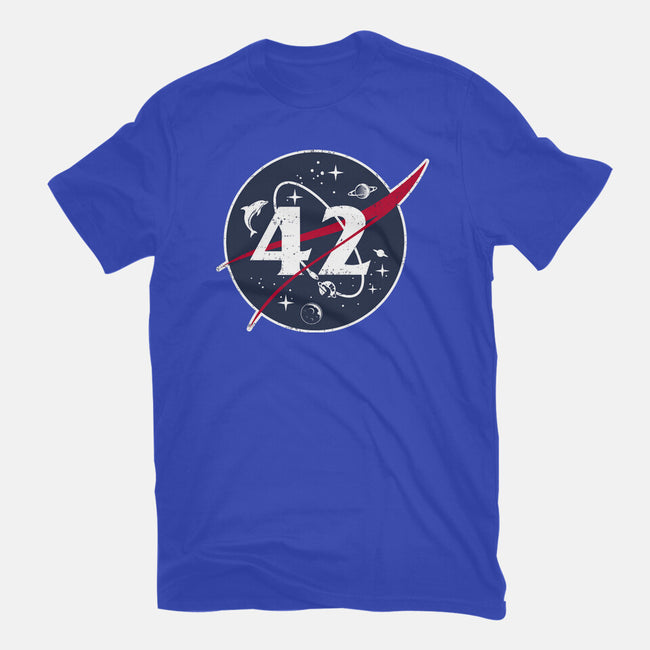 42 Life Universe Everything-Mens-Heavyweight-Tee-SuperEdu