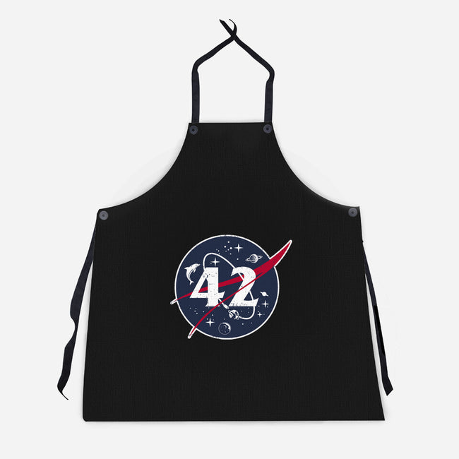 42 Life Universe Everything-Unisex-Kitchen-Apron-SuperEdu