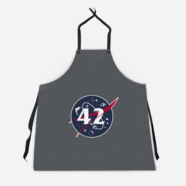 42 Life Universe Everything-Unisex-Kitchen-Apron-SuperEdu