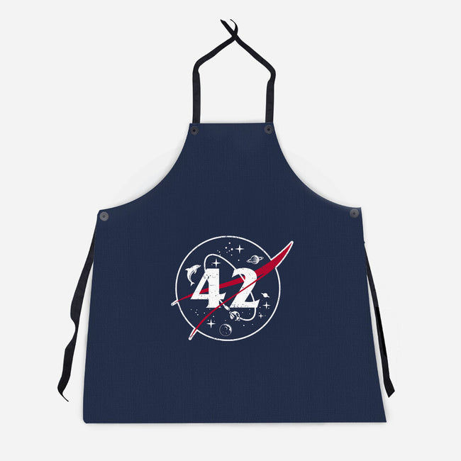 42 Life Universe Everything-Unisex-Kitchen-Apron-SuperEdu