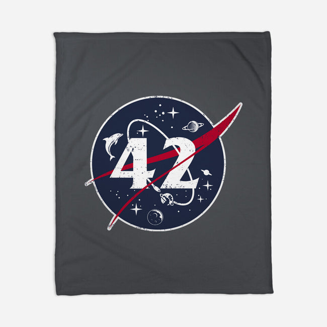 42 Life Universe Everything-None-Fleece-Blanket-SuperEdu