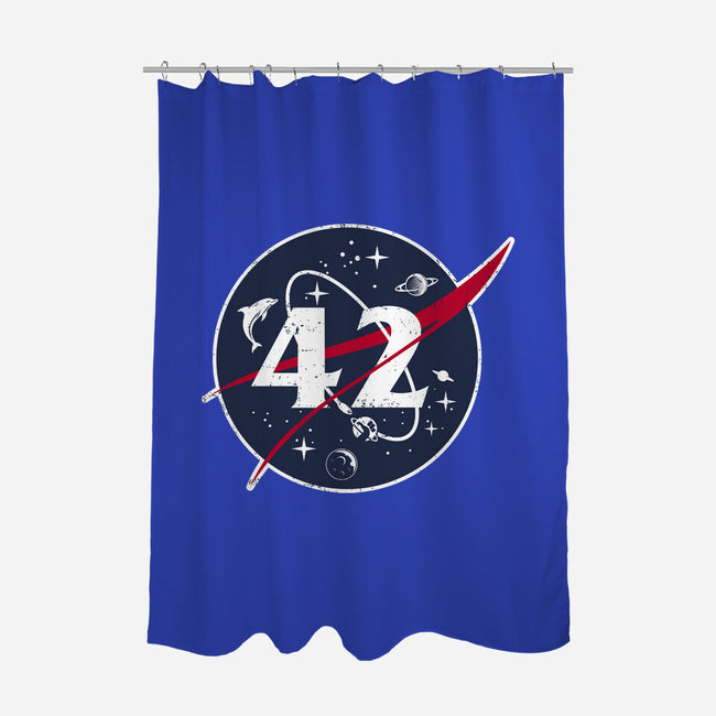 42 Life Universe Everything-None-Polyester-Shower Curtain-SuperEdu