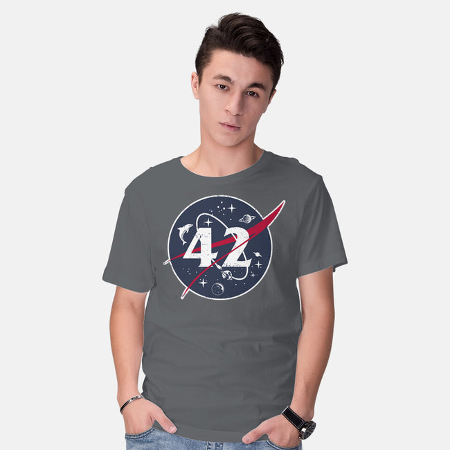 42 Life Universe Everything-Mens-Basic-Tee-SuperEdu