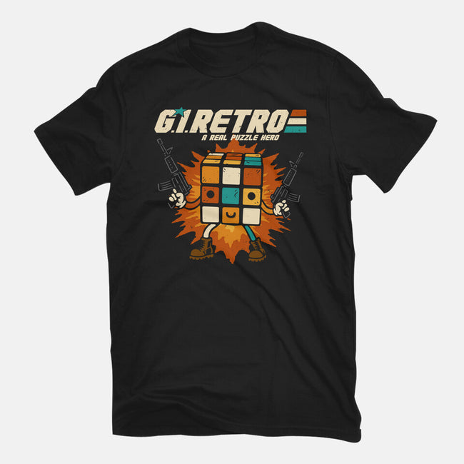 A Real Puzzle Hero-Mens-Heavyweight-Tee-Melonseta