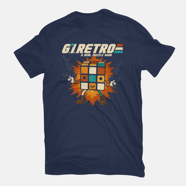 A Real Puzzle Hero-Mens-Heavyweight-Tee-Melonseta