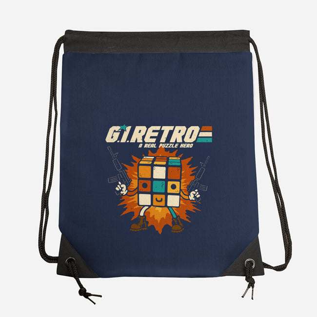 A Real Puzzle Hero-None-Drawstring-Bag-Melonseta