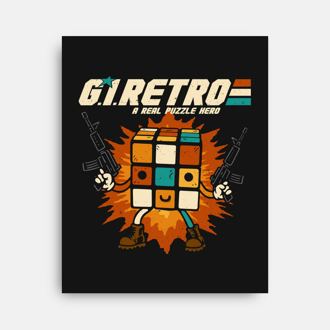 A Real Puzzle Hero-None-Stretched-Canvas-Melonseta