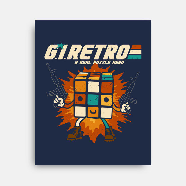 A Real Puzzle Hero-None-Stretched-Canvas-Melonseta