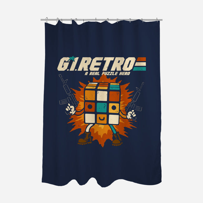 A Real Puzzle Hero-None-Polyester-Shower Curtain-Melonseta