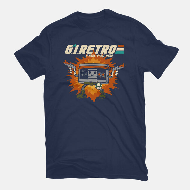 A Real 8-Bit Hero-Womens-Fitted-Tee-Melonseta