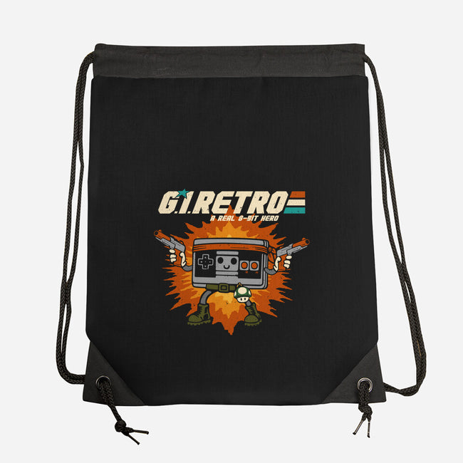 A Real 8-Bit Hero-None-Drawstring-Bag-Melonseta