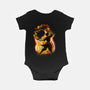 Dancing With Fire-Baby-Basic-Onesie-kharmazero