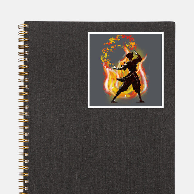 Dancing With Fire-None-Glossy-Sticker-kharmazero