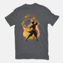 Dancing With Fire-Womens-Basic-Tee-kharmazero