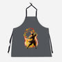 Dancing With Fire-Unisex-Kitchen-Apron-kharmazero