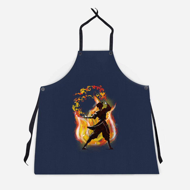 Dancing With Fire-Unisex-Kitchen-Apron-kharmazero
