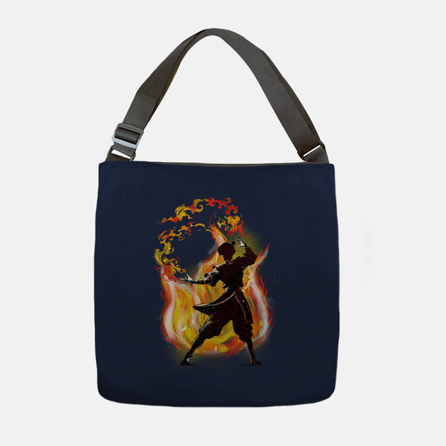 Dancing With Fire-None-Adjustable Tote-Bag-kharmazero