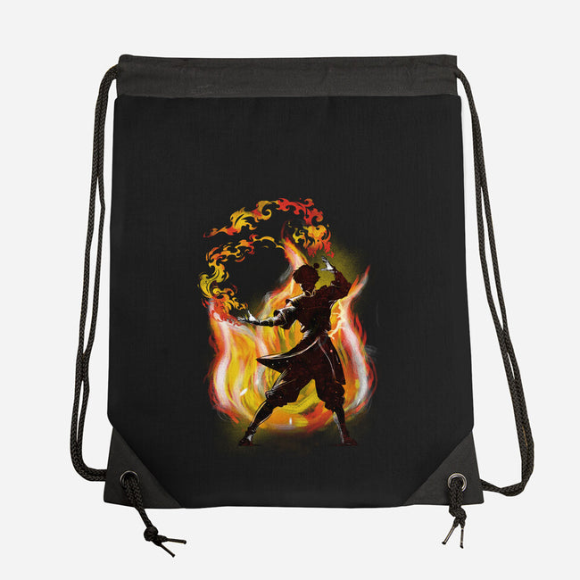 Dancing With Fire-None-Drawstring-Bag-kharmazero