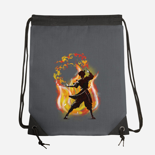 Dancing With Fire-None-Drawstring-Bag-kharmazero