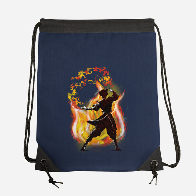 Dancing With Fire-None-Drawstring-Bag-kharmazero