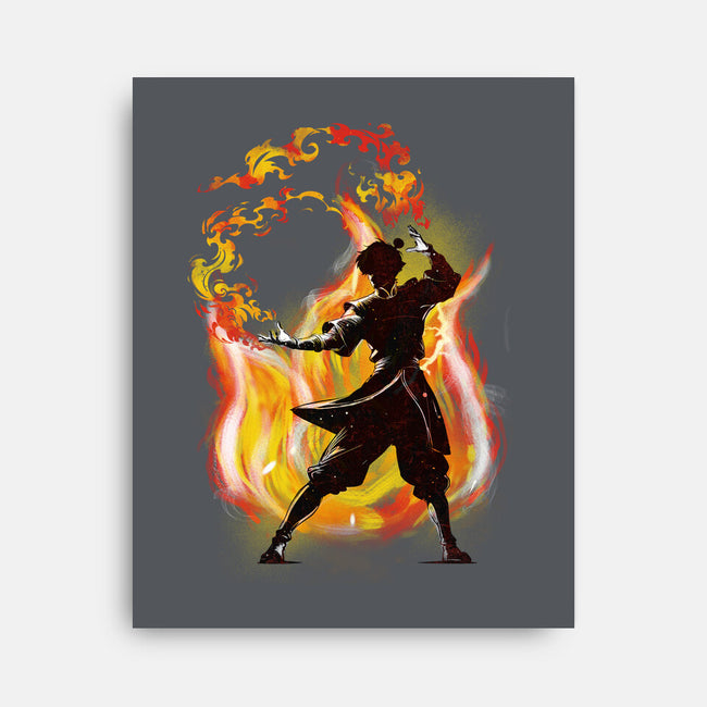 Dancing With Fire-None-Stretched-Canvas-kharmazero