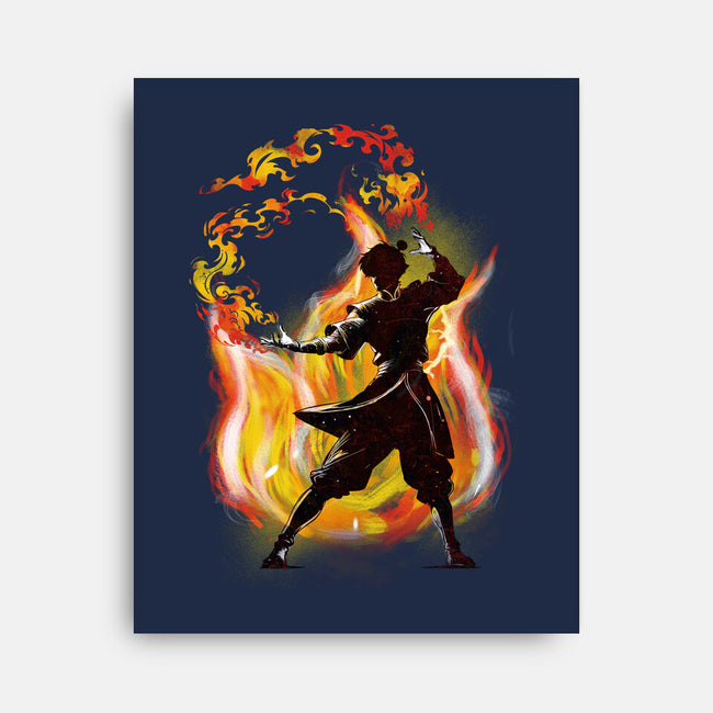 Dancing With Fire-None-Stretched-Canvas-kharmazero