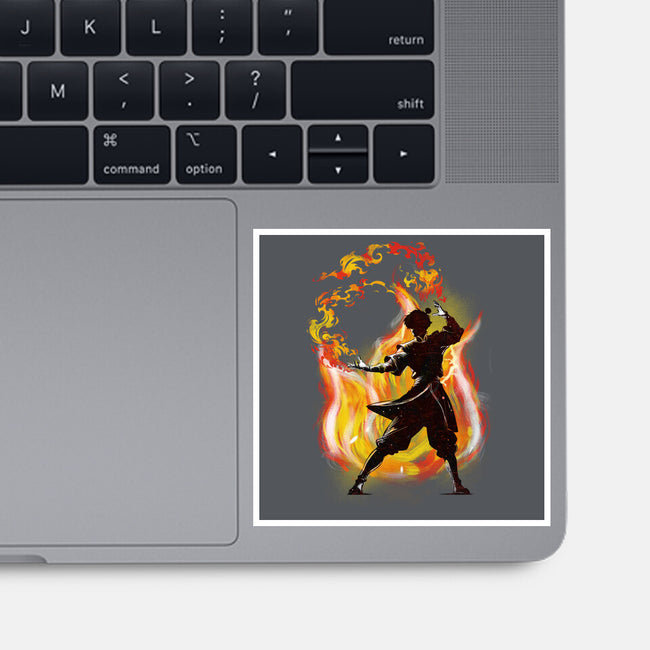 Dancing With Fire-None-Glossy-Sticker-kharmazero