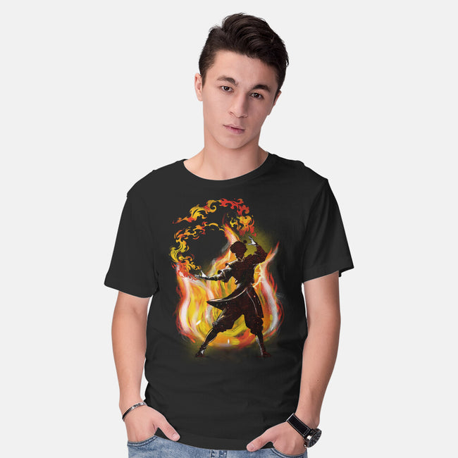 Dancing With Fire-Mens-Basic-Tee-kharmazero