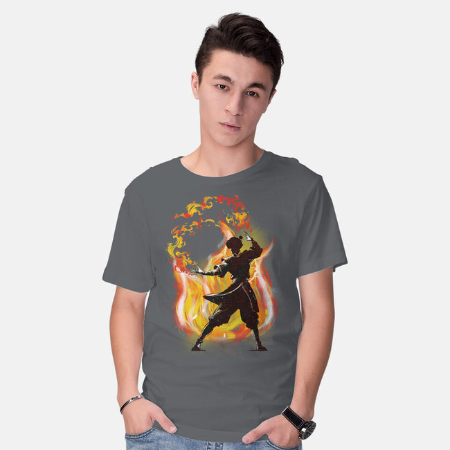Dancing With Fire-Mens-Basic-Tee-kharmazero