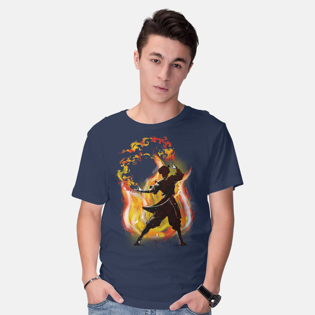 Dancing With Fire-Mens-Basic-Tee-kharmazero