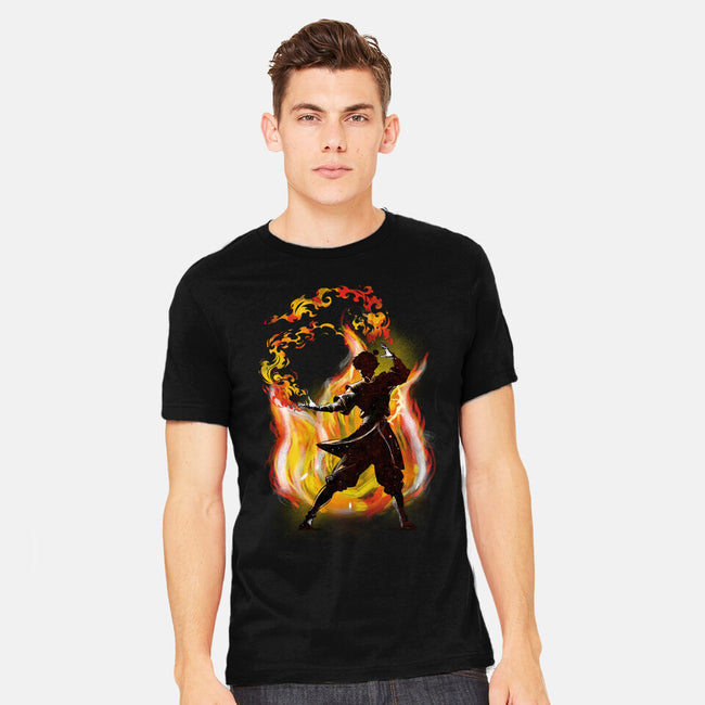 Dancing With Fire-Mens-Heavyweight-Tee-kharmazero