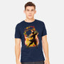 Dancing With Fire-Mens-Heavyweight-Tee-kharmazero