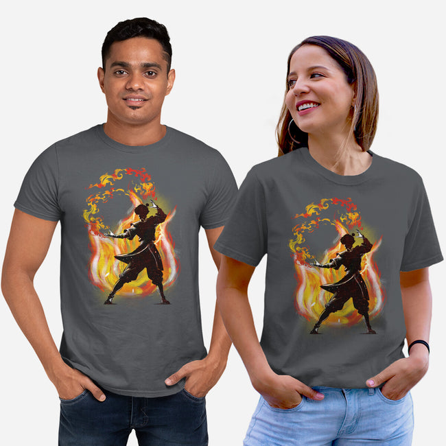 Dancing With Fire-Unisex-Basic-Tee-kharmazero