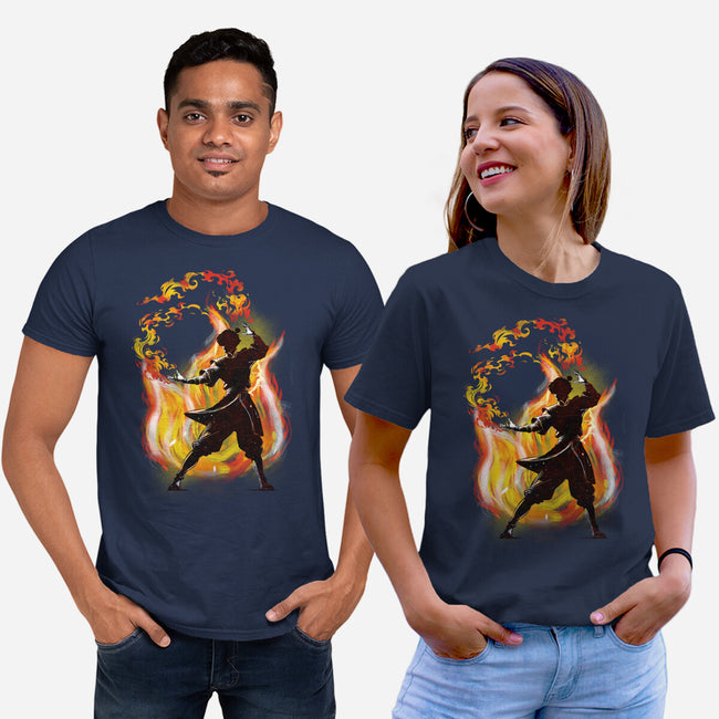 Dancing With Fire-Unisex-Basic-Tee-kharmazero