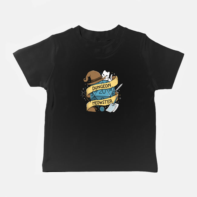 Cutest Dungeon Meowster-Baby-Basic-Tee-Vallina84