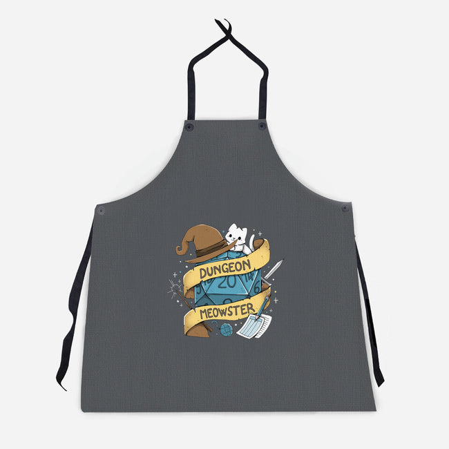 Cutest Dungeon Meowster-Unisex-Kitchen-Apron-Vallina84