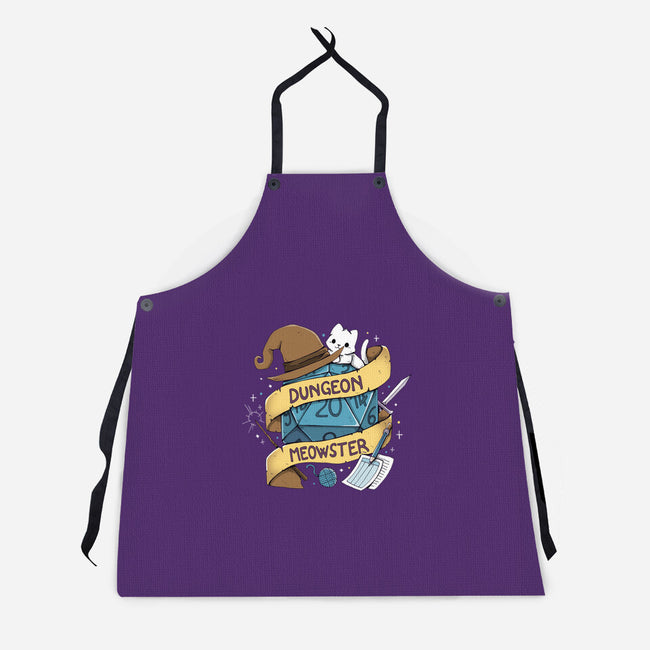 Cutest Dungeon Meowster-Unisex-Kitchen-Apron-Vallina84
