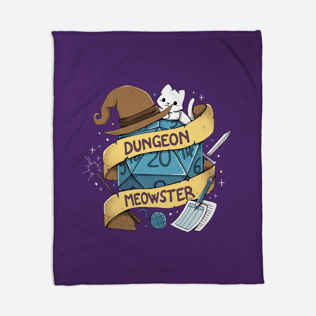 Cutest Dungeon Meowster-None-Fleece-Blanket-Vallina84