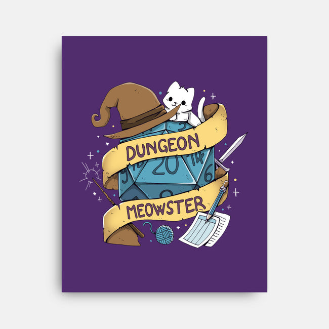 Cutest Dungeon Meowster-None-Stretched-Canvas-Vallina84