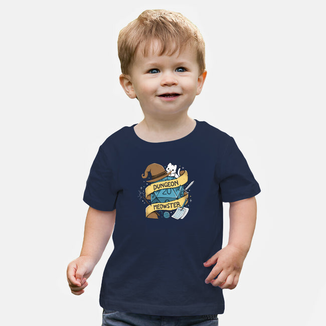Cutest Dungeon Meowster-Baby-Basic-Tee-Vallina84