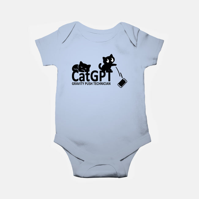 Gravity Push Technician-Baby-Basic-Onesie-fanfabio