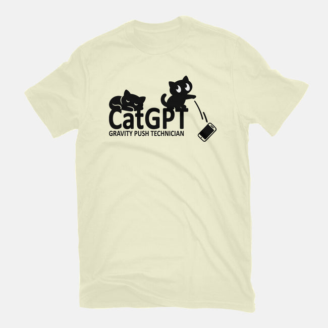 Gravity Push Technician-Mens-Basic-Tee-fanfabio