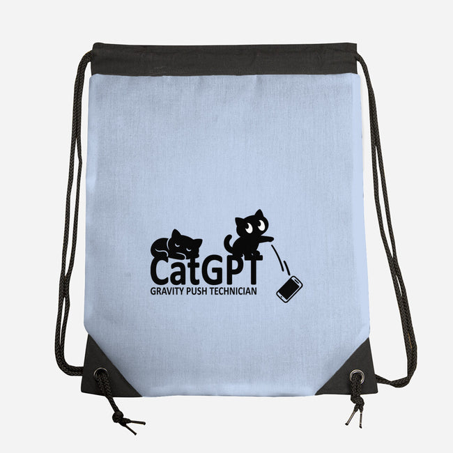 Gravity Push Technician-None-Drawstring-Bag-fanfabio