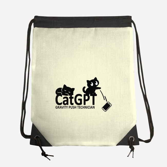 Gravity Push Technician-None-Drawstring-Bag-fanfabio