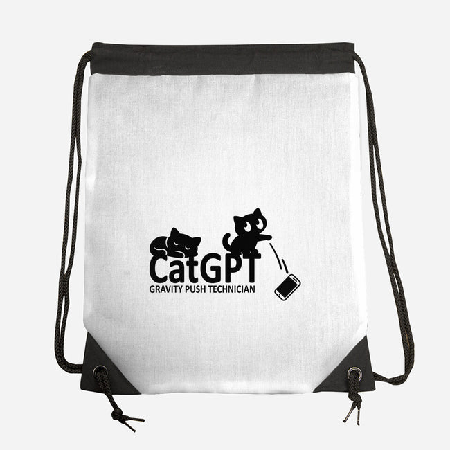 Gravity Push Technician-None-Drawstring-Bag-fanfabio