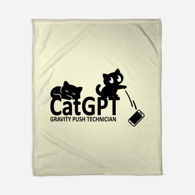 Gravity Push Technician-None-Fleece-Blanket-fanfabio