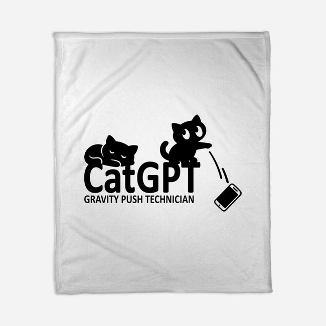 Gravity Push Technician-None-Fleece-Blanket-fanfabio