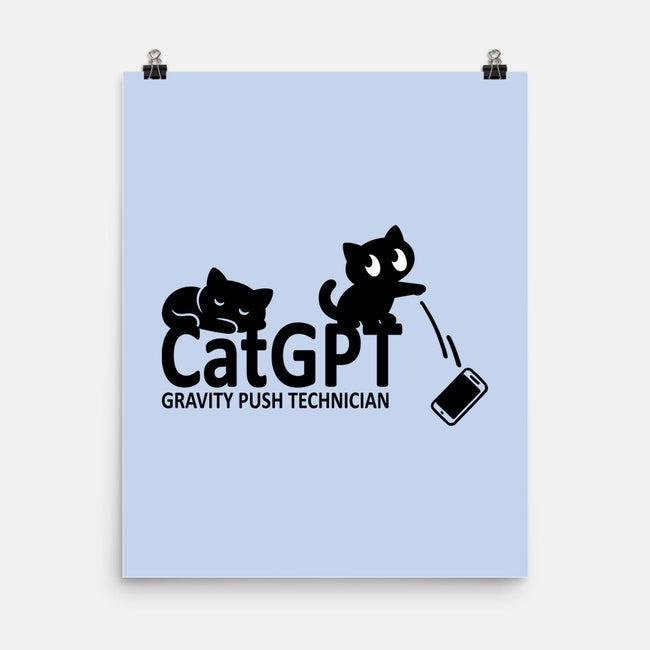 Gravity Push Technician-None-Matte-Poster-fanfabio